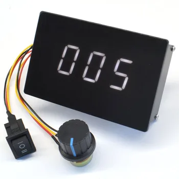 

DC 6-60V 20A DC Motor Speed Controller Regulator Digital Display 0~100% adjustable PWM 6V 12V 24V 48V 2000W Forward Backward