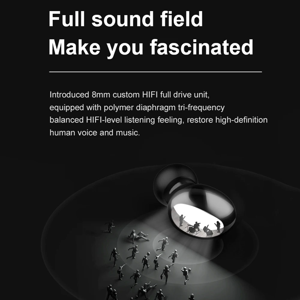 Bluetooth TWS Earphones Wireless Headset Earbuds With Charging Case For IPhone Huawei Xiaomi Samsung Honor PK i12 i7 Tws