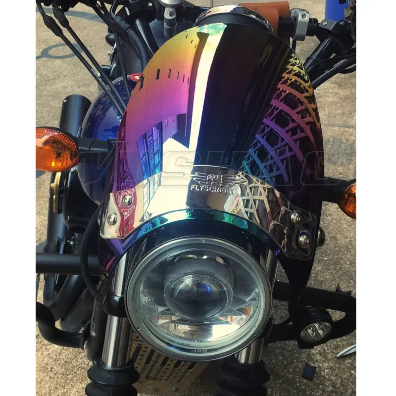 Экран ветрового стекла для 2011- Triumph Bonneville 1200 Bobber Speedmaster 865 Street двойной скремблер 900 зажимной экран