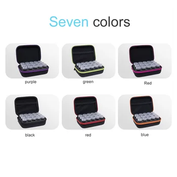 

60/30/15 Grid Bottling Storage Bag With Bottle PS Accessories Container Organizer Storage Bag Case Holder Box For Travel