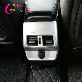 

Car Chrome Rear Air Vent Outlet Protection Trim Armrest Air Vent Sticker for Renault Koleos for Samsung QM6 2016-2019