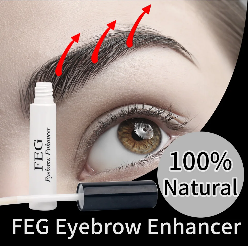 NEWCOME FEG Natural Eyelash/Eyebrow Enhancer Eyelash Serum Eyelash Growth Serum Treatment Mascara Length Thickness Lashes