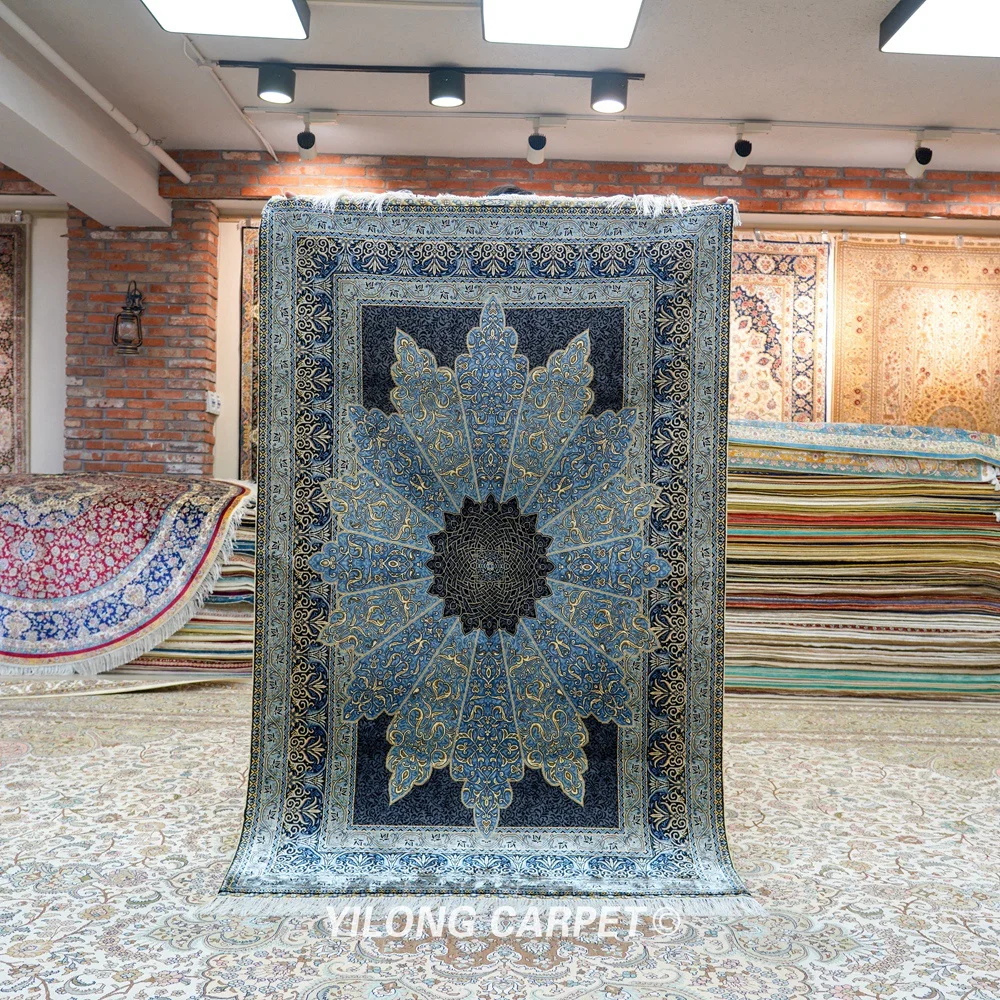 Персидские Коврики ручной работы Yilong 4 'x 6' турецкий Восточный изысканный