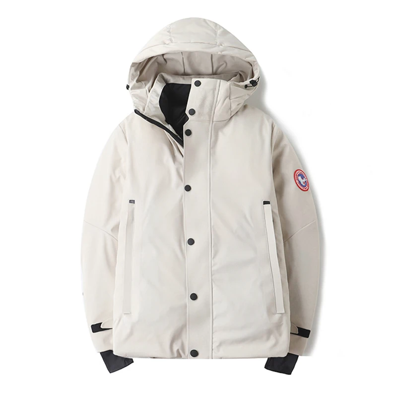 2019 новый мужской пуховик мужские зимние пальто водонепроницаемая белая парка