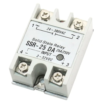 

Single Phase DC Control AC Solid State Relay 25A SSR-25 DA Type