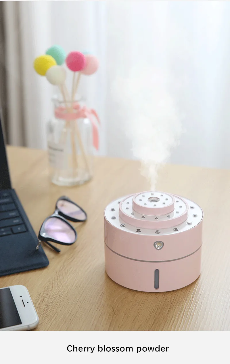 Новый увлажнитель с бриллиантами в форме сердца usb очиститель воздуха креативный