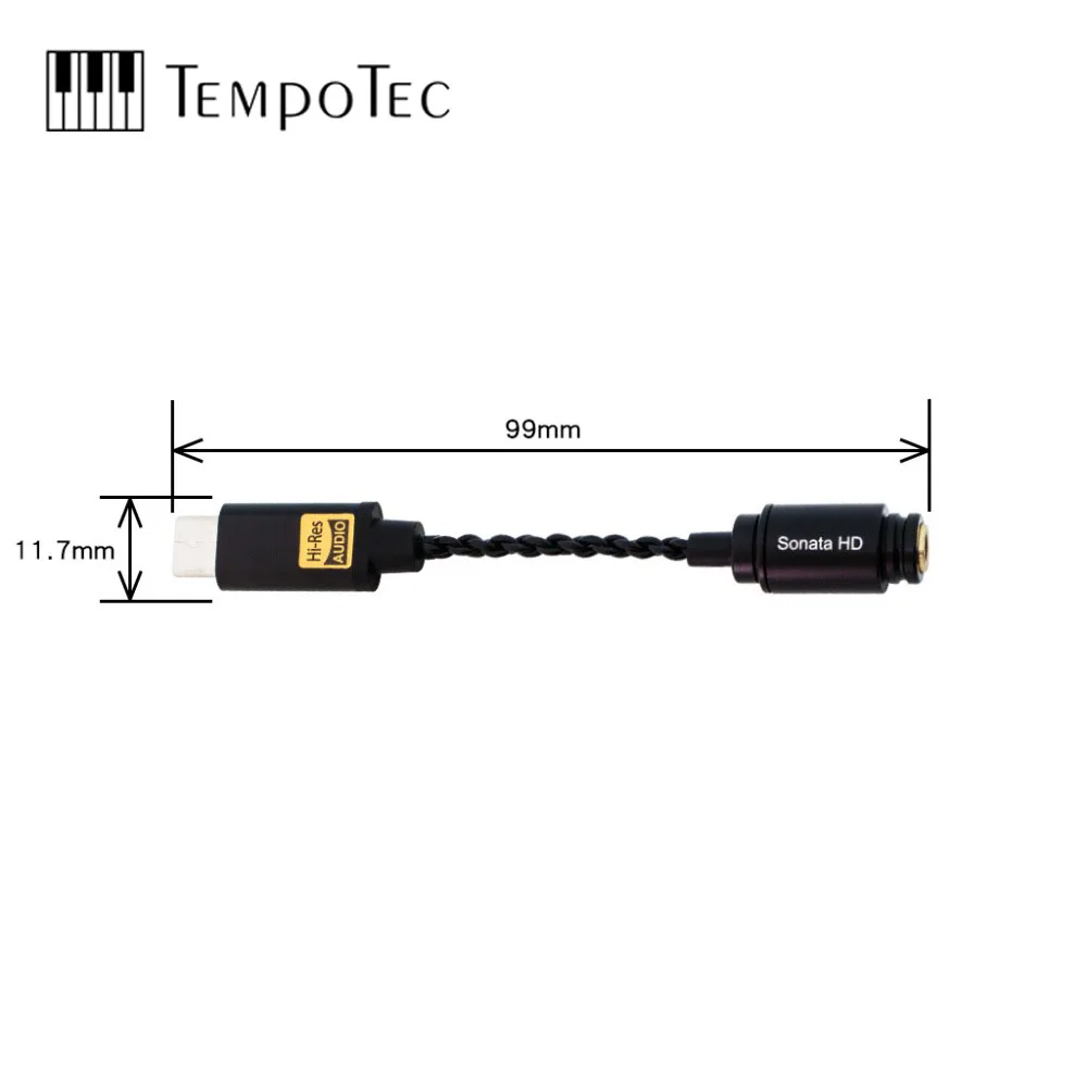 Усилитель для наушников TempoTec Sonata HD TYPE C до 3,5 мм адаптер DAC для телефона Android PC MAC Портативное аудио