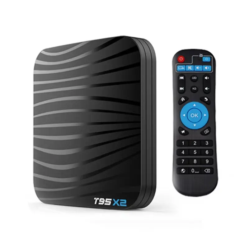 T95x2 wifi Smart tv Box 2 ram+ 16GB rom USB 3,0 четырехъядерный 2,4G wifi медиаплеер