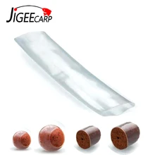 JIGEECARP, 1 метр, для ловли карпа, прозрачная термоусадочная приманка, чехол/защита для приманки, для бойлов, гранул, аксессуары для ловли карпа, снасти