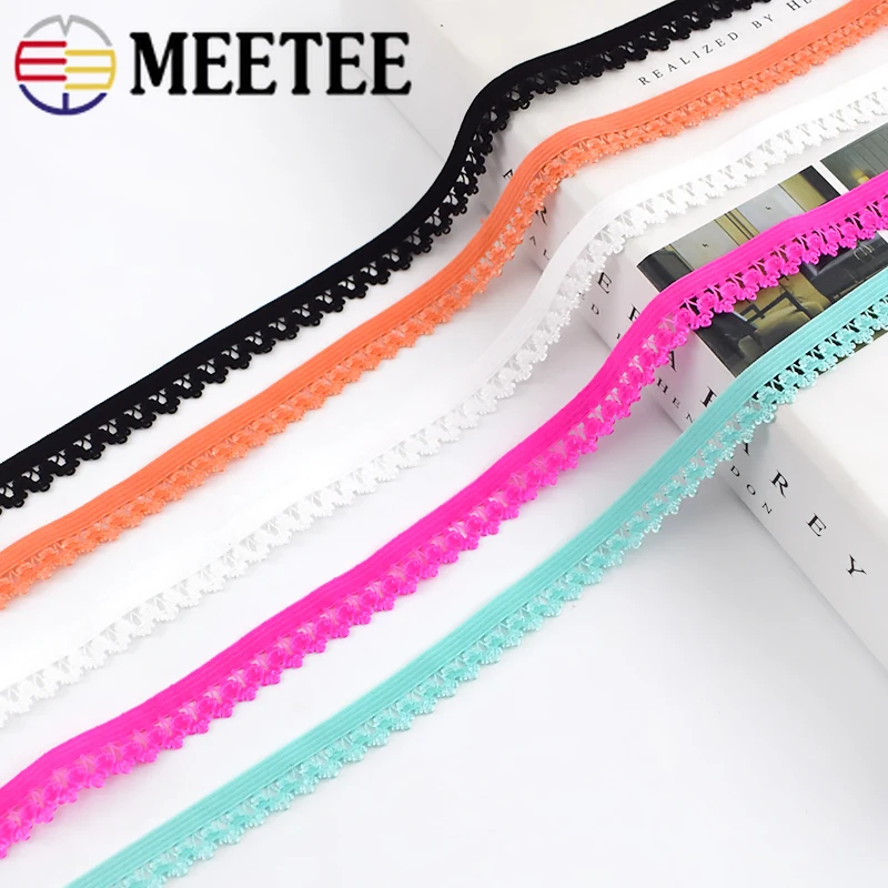 20Meters 13mm Stretch Lace Trims Ribbon Fashion Elastic Band Socks Cuff Decorative Trimmings DIY Clothing Sewing Accessories | Дом и сад