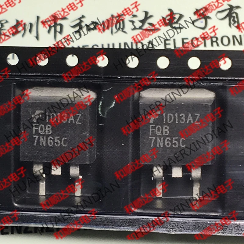 10 шт./лот FQB7N65C-263 650V 7A на