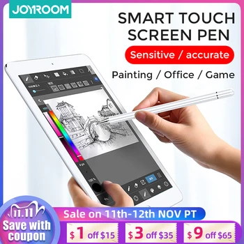 

Joyroom Touch Pen For Apple Pencil Pro 11 12.9 9.7 2018 Air 3 10.2 2019 Min Smart Capacitance Pencil For Apple Pencil Stylus Pen