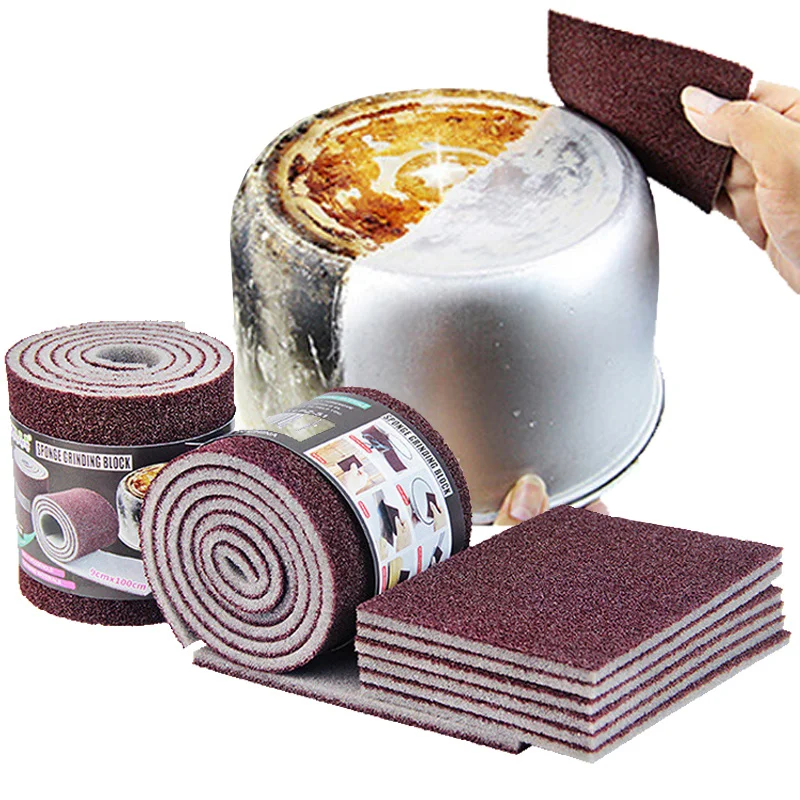 Magic Melamine Sponge Carborundum Kitchen Sponge Eraser for Pan Pot Dish Sponges Kitchen Utensils Household Cleaning Items