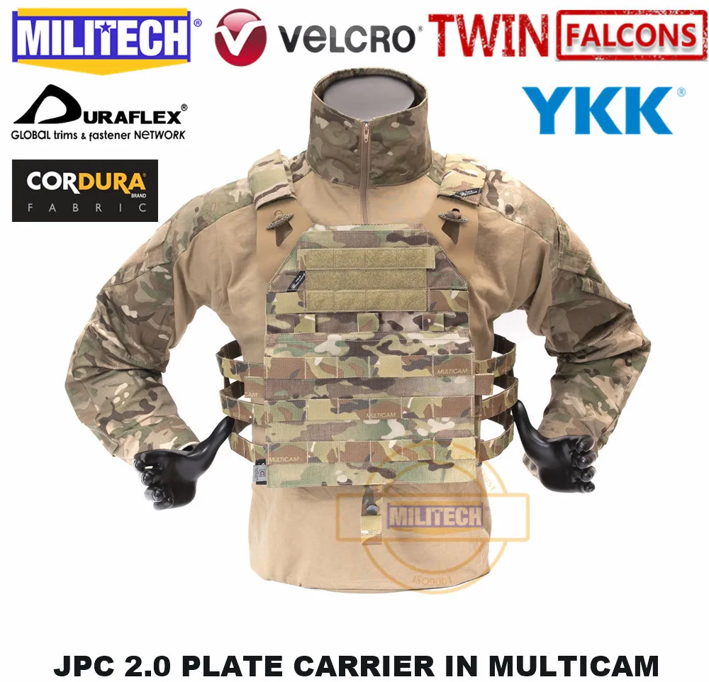 MC Size M MILITECH TW TWINFALCONS JPC 2,0 несущий тактический жилет из DELUSTERING CORDURA MIL SPEC несущий жилет CRYE CP жилет - Цвет: MC Size M
