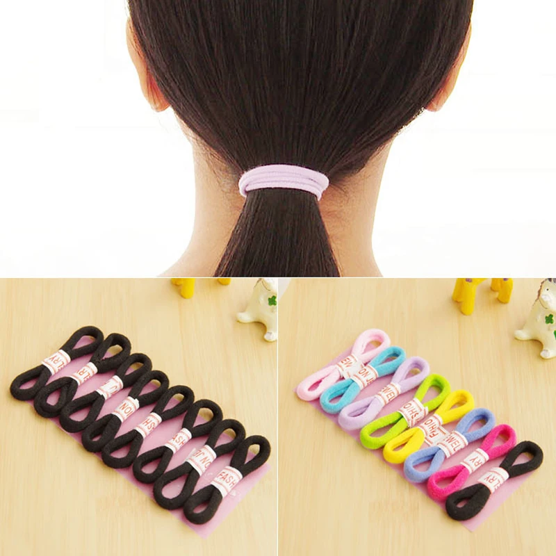 8pcs New Fashion Hair Accessories Elastic Hairband for Women Bands Headdress Girls Kids Ropes Ties Headwear Scrunchie |