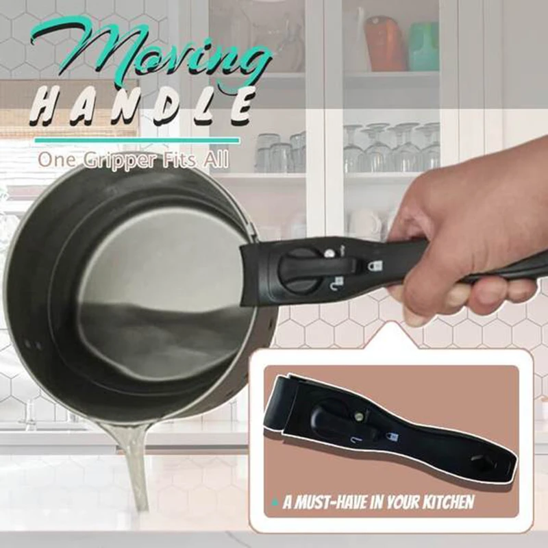 Detachable Anti-Scalding Removable Replacement Pot Handle Frying Pan Stockpot