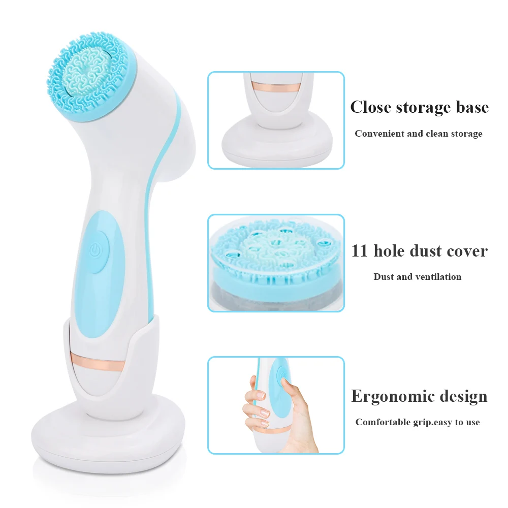 

Facial Cleansing Brush Face Spin Brush Set Galvanica Facial Spa System for Skin Deep Cleaning Remove Blackhead Machine