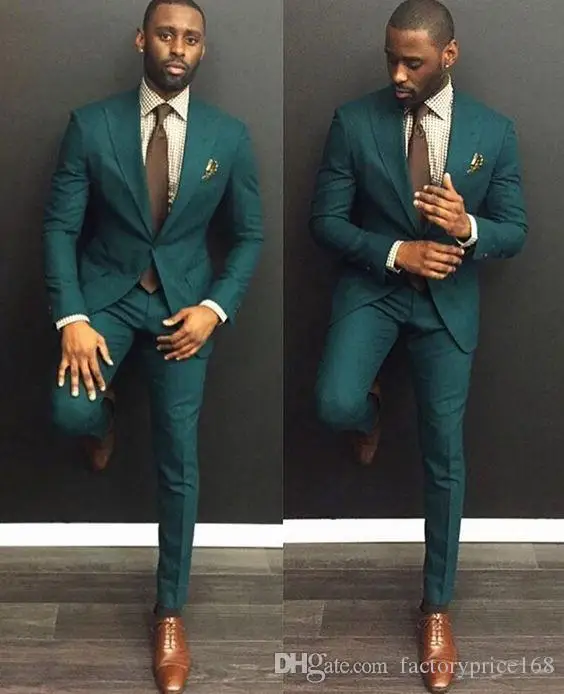 Same as Image Handsome One Button Groomsmen Peak Lapel Groom Tuxedos Men Suits Wedding/Prom Best Man Blazer( Jacket+Pants+Tie+Vest) 920 - Цвет: Same as Image
