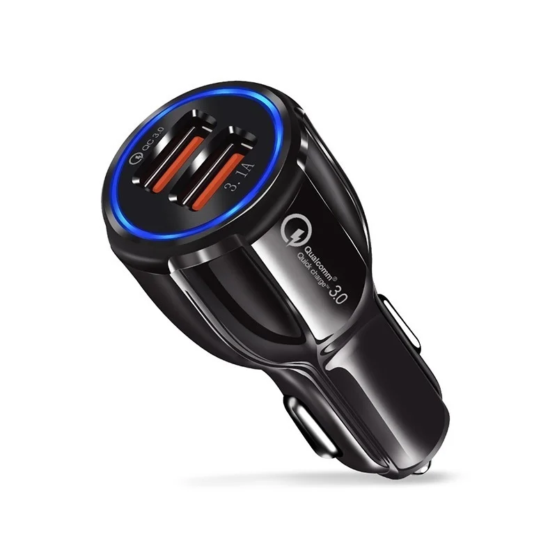 Двойное USB 3A быстрое зарядное устройство для телефона автомобильное зарядное устройство для мобильного телефона планшета gps Автомобильное зарядное устройство для IPhone X XR 8 зарядное устройство для телефона адаптер