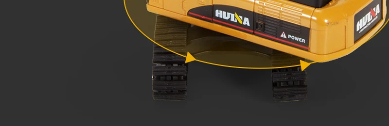 HUI NA TOYS Alloy 1:50 Drill Truck Model Toy Construction Car Breaking Machine Engineering Trucks Collectible Toys For Boys Gift