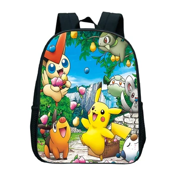 

Pokemon Pikacha Backpack Kids School Bag Kindergarten Waterproof Backpack Daily Backpack Children's Backpack Cartoon Backpack