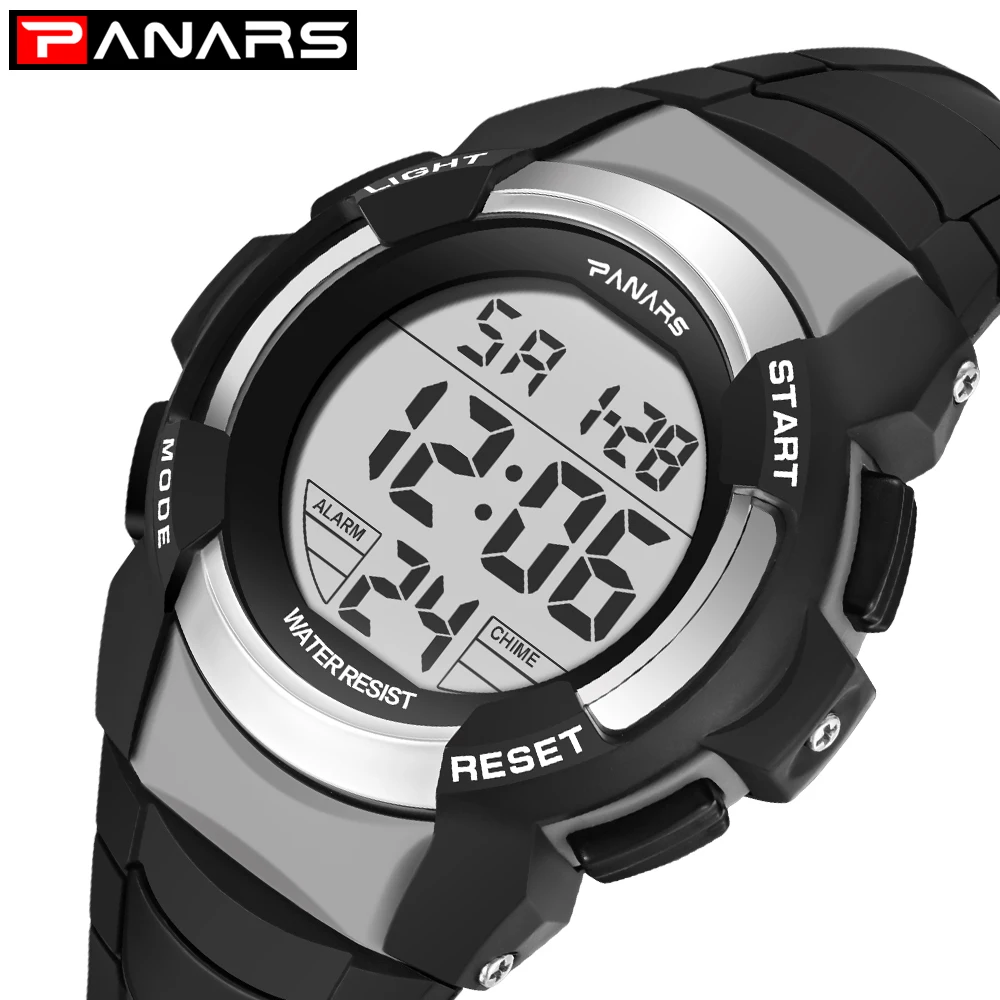 

Digital Watches For Men Brand Boy Sport Watch Men Waterproof LED Alarm Chronograph Countdown Fashion Men's Electronic Wristwatch