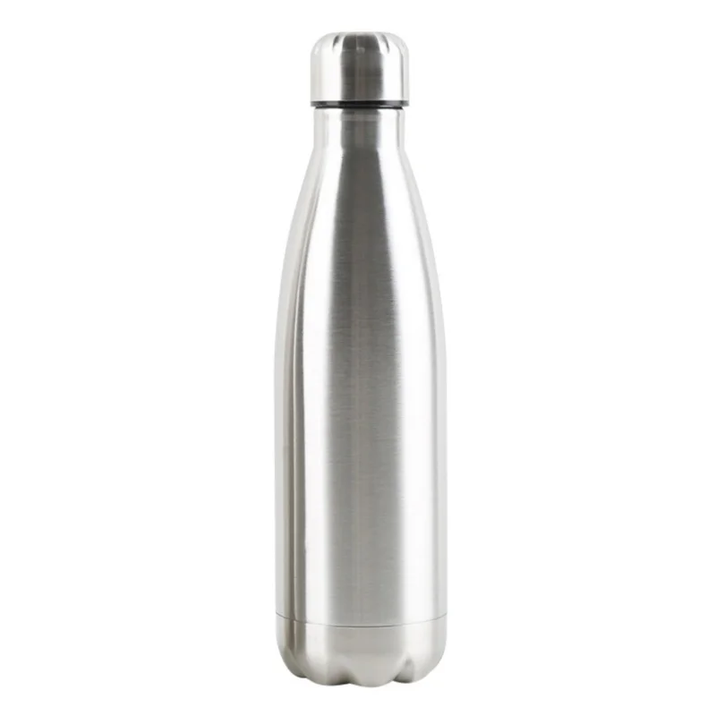 500/750 мл нержавеющая сталь вакуумной изоляцией бутылка для воды, напитков, металлический стакан