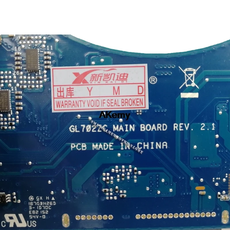  GL702ZC Ryzen 7 1700U Radeon RX 580 For ROG ASUS S7ZC GL702ZC