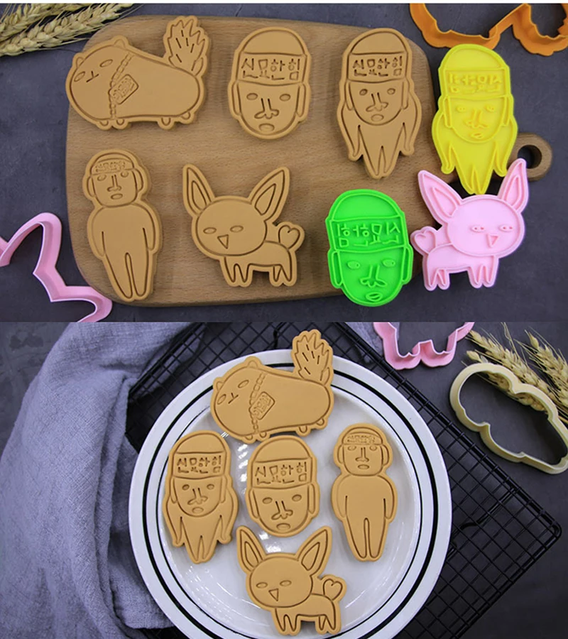 Новое приспособление для выпечки Miao Han 3D форма для печенья DIY игрушка вокруг нового путешествия на Западно-корейский ТВ Miaohan Luo PD