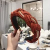 coral red hairband
