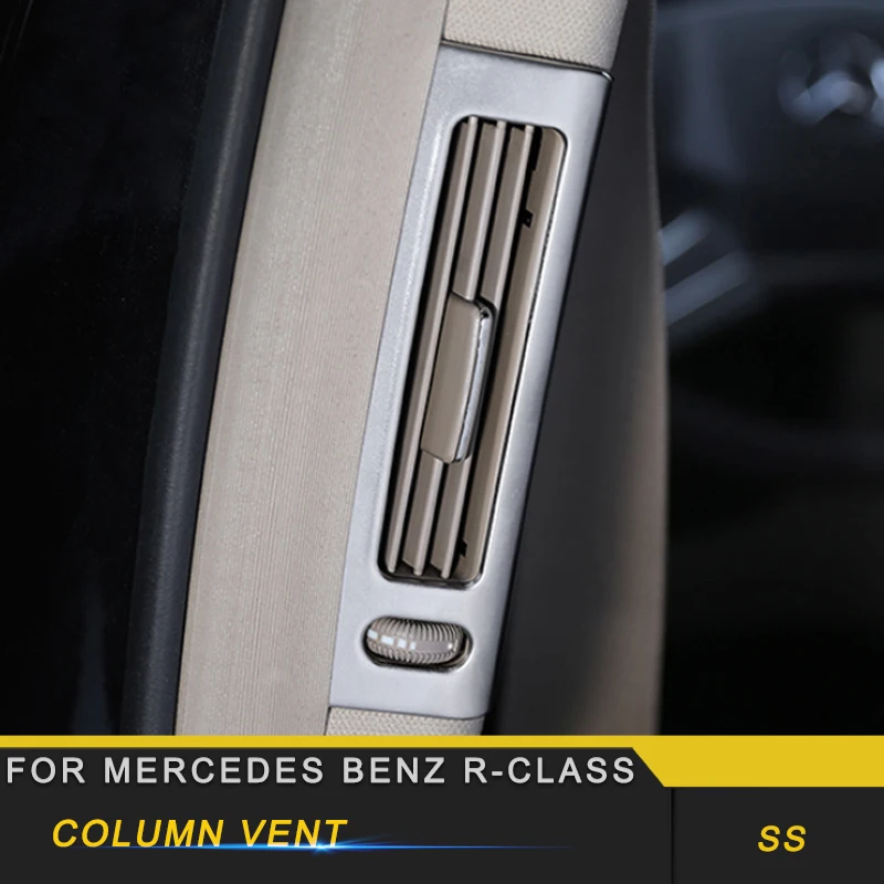 Для Mercedes Benz R-Class- Автомобильная Колонка A/C вентиляционная панель накладка рамка наклейка интерьерные аксессуары