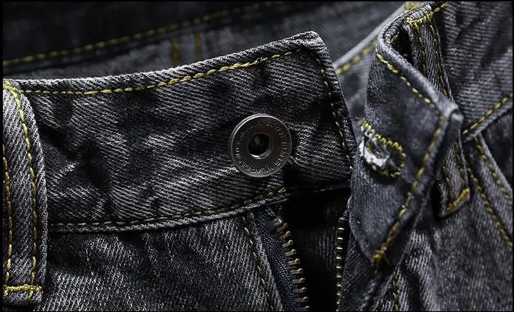 Мужская Татуировка Тигр джинсы животная вышивка обтягивающие брюки черные джинсовые повседневные эластичные брюки размер 29-40