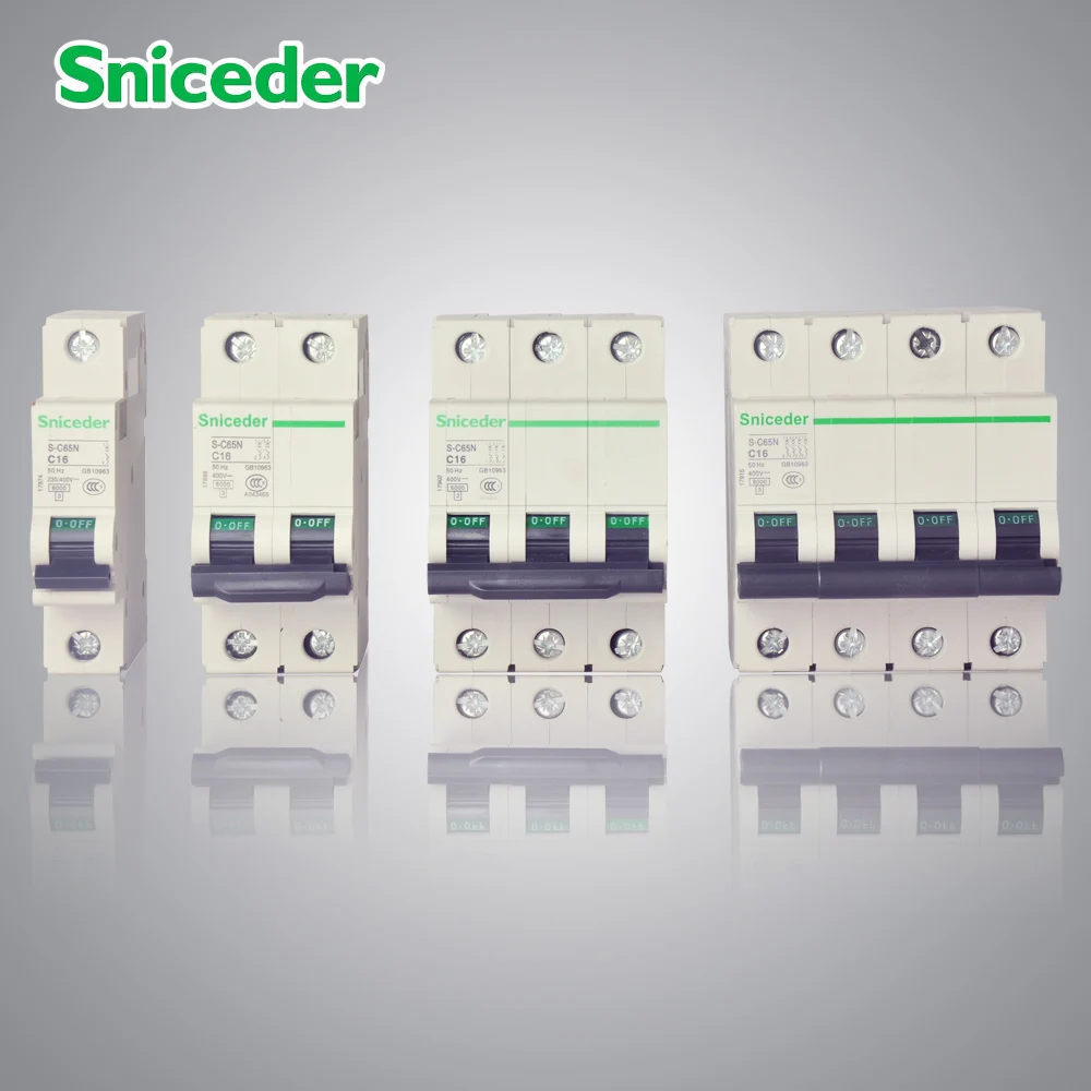 

Scinder Electric circuit breakers miniature circuit breakers air switch open C65N 1P2P3P4P C63A