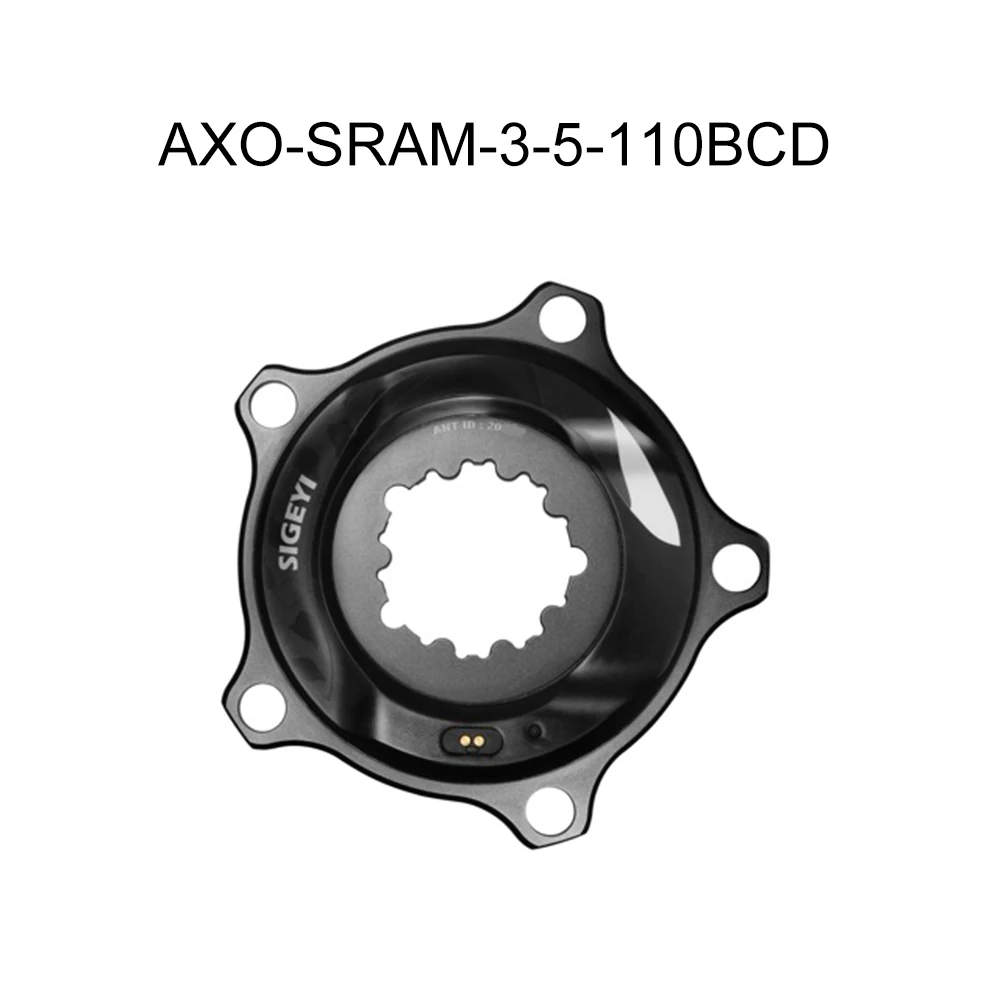 Sram 3H 5c BCD110 АХО шоссейный велосипед/велосипед измеритель мощности подходит для SRAM ротора для shimano 53/39T 52/36T 50/34T передняя Звездочка подходит rounf/Овальная звездочка - Цвет: Sram 3H 5c BCD110