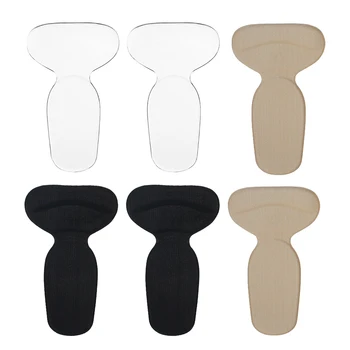 

3pcs T-Heel Cushion Inserts Heel Grips Silicone Shoe Pads for Women Loose Shoes Reusable Self-Adhesive Heel Shoe Pads Foot Care