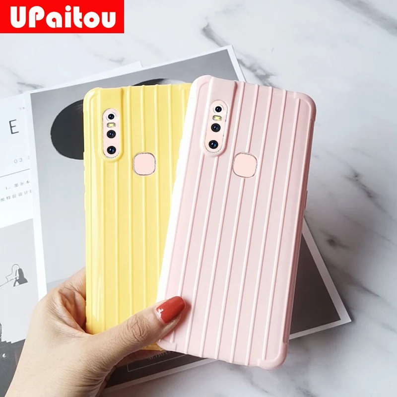 UPaitou Soft Silicone Case for VIVO V17 Neo Y17 Y15 Y12 V15 V11 Pro V11i Trunk Ultra Thin TPU Back Cover |