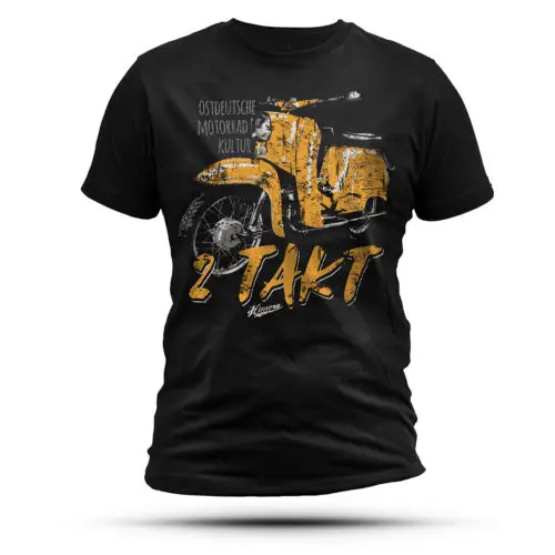 2019 Fashion 2 Stroke Schwalbe T-Shirt Simson Ddr Moped Simme Tees Short Sleeve Tee Shirt Free Shipping cheap wh |
