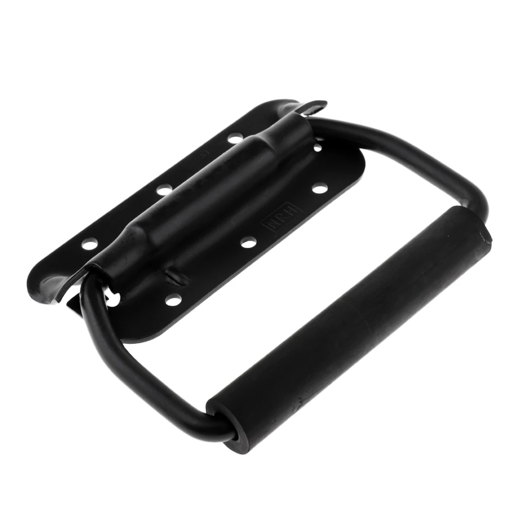 Black Sprung Drop Handle for Flight Case/ Speaker Cabinet/Home/Garage/Yacht/Boat