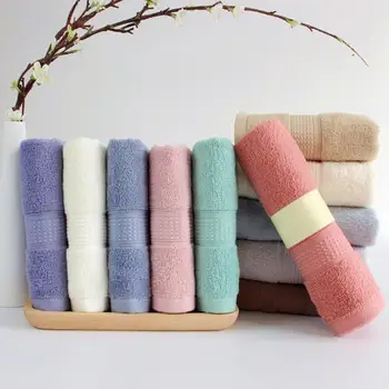 

Pure Cotton Super Absorbent Large Towel Bath Towel 33cm x 72cm Thick Soft Bathroom Towels Comfortable Beach Towels 12 Colors