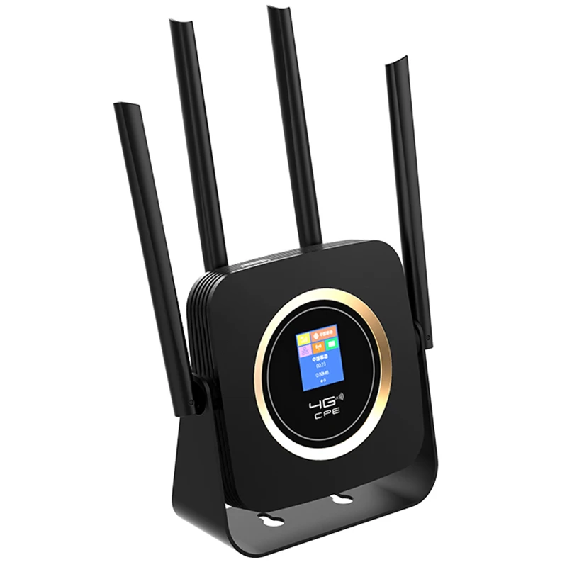 Беспроводной роутер 4G LTE CPE встроенный аккумулятор 3000 мАч высокоскоростная