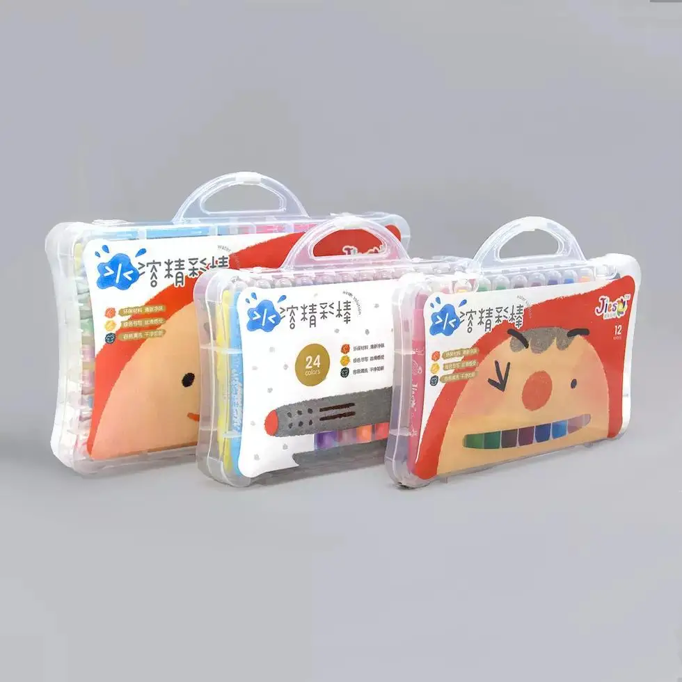 Jing ju cai yan водорастворимый чудесный стержень ослепительный стержень вращающийся мелок детский крашеный карандаш Pp в упаковке