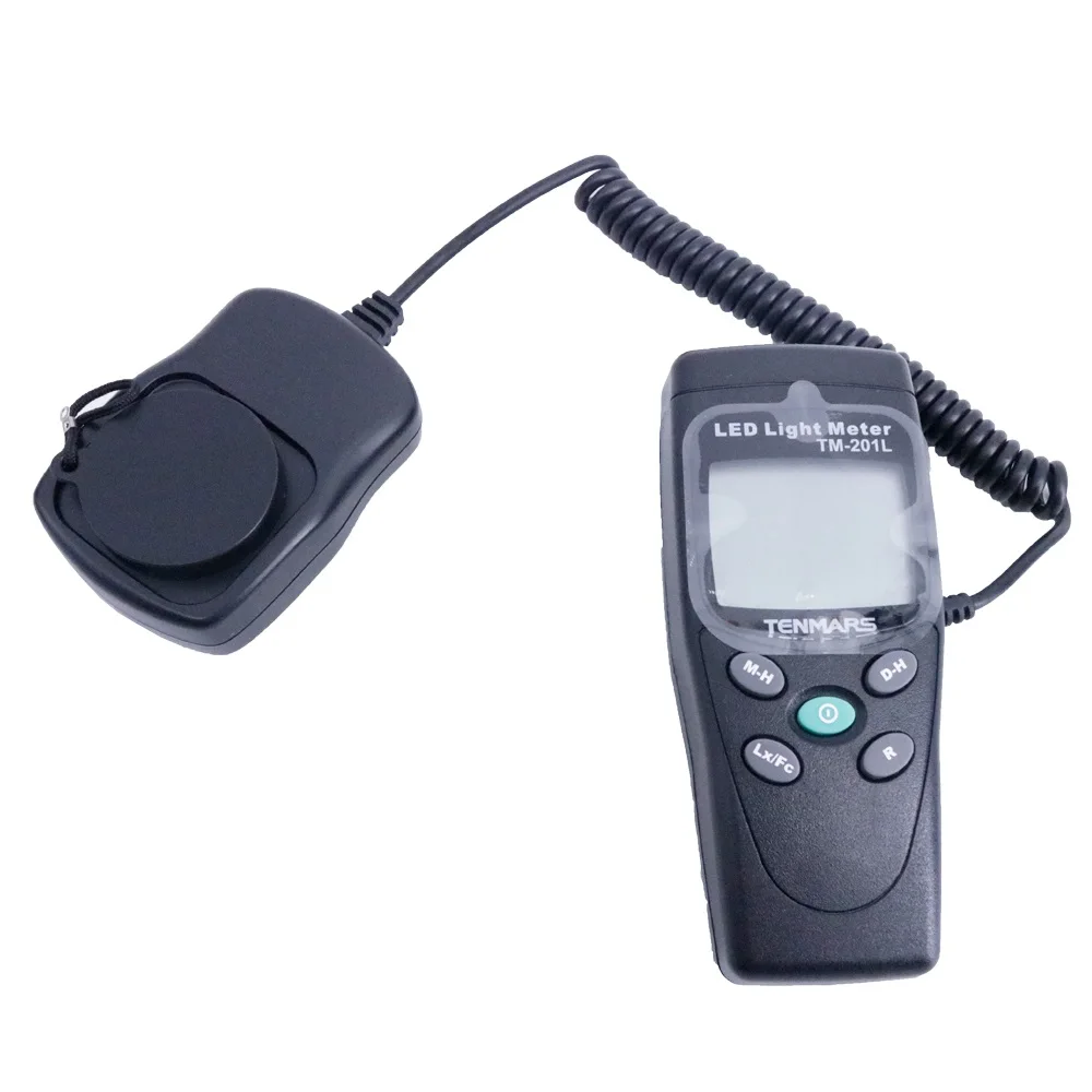TENMARS TM-201L LUX/FC LED Light Meter 3 1/2 Digits LED With Maximum Reading 2000,Silicon Photodiode and Filter. 3