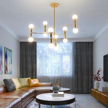 

nordic lamparas de techo colgante moderna living room decoration люстра в гостинную подвесные светильники