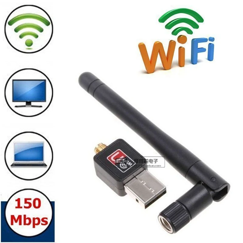 Беспроводная сетевая карта Rtl8188eu 150 м Usb беспроводной приемник Wi Fi сигнал
