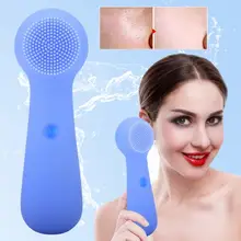 Электрический прибор для очистки лица водонепроницаемый силиконовый очиститель пор очиститель для лица