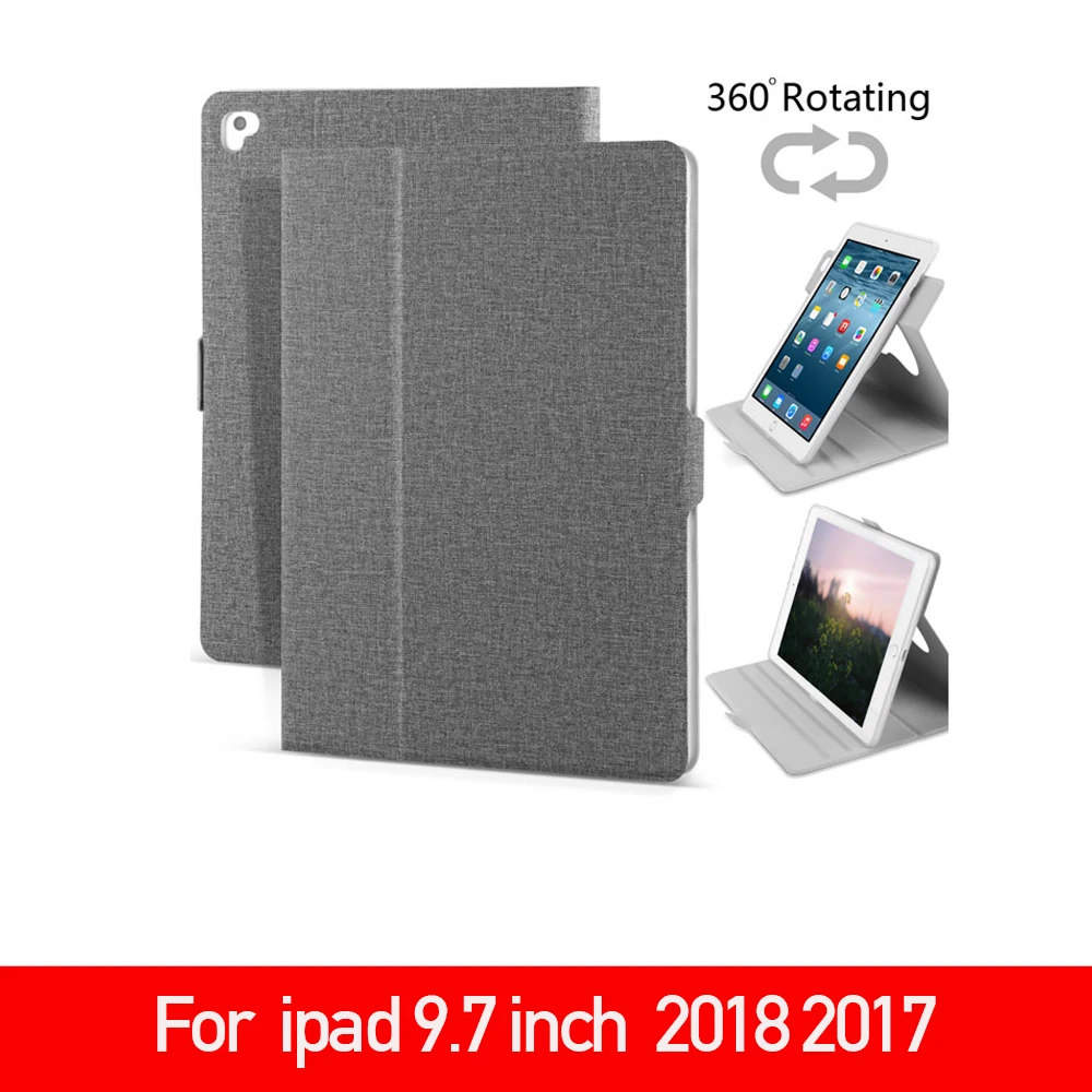 Умный чехол для iPad 9 7 дюйма 2017 Air 2018 Pro 1/2 вращающихся стентов несколько углов