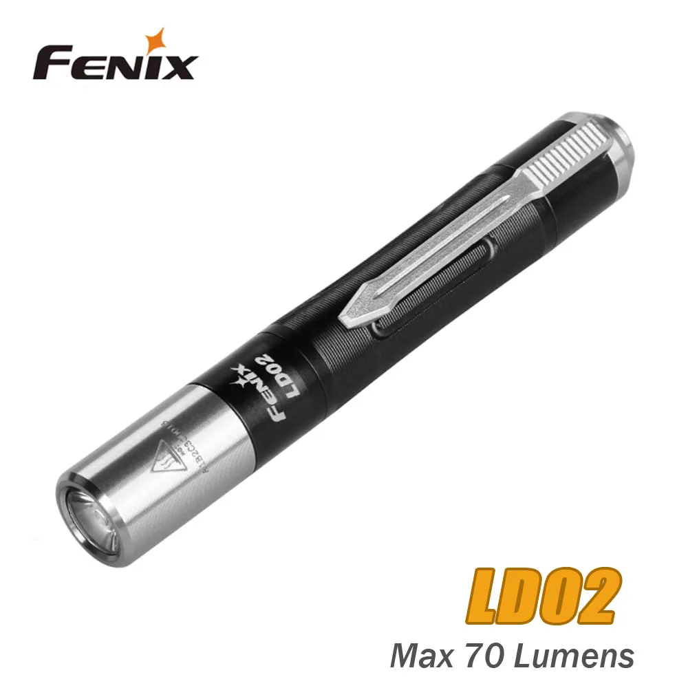 EDC Penlight Fenix LD02 V2.0 супер компактный фонарик AAA с теплым белым и ультрафиолетовым светом