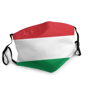 

Hungary Flag Unisex Reusable Face Mask Pattern Dustproof Mask Protection Mask Respirator Mouth Muffle