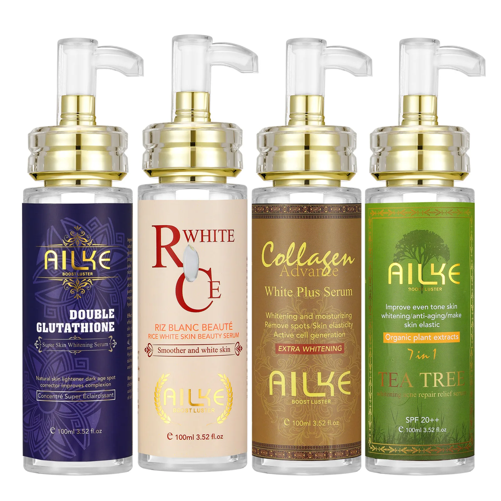 Kit Éclaircissant AILKE - Collagène, Hydratant, Anti-Taches - Pour Aisselles Et Corps - Neuf