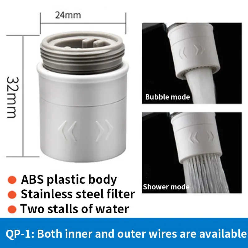 Бытовой кран аэратор водный диффузор Bubbler кухня общий кран 360 градусов регулируемые смесители насадка Conne Водонепроницаемый брызг